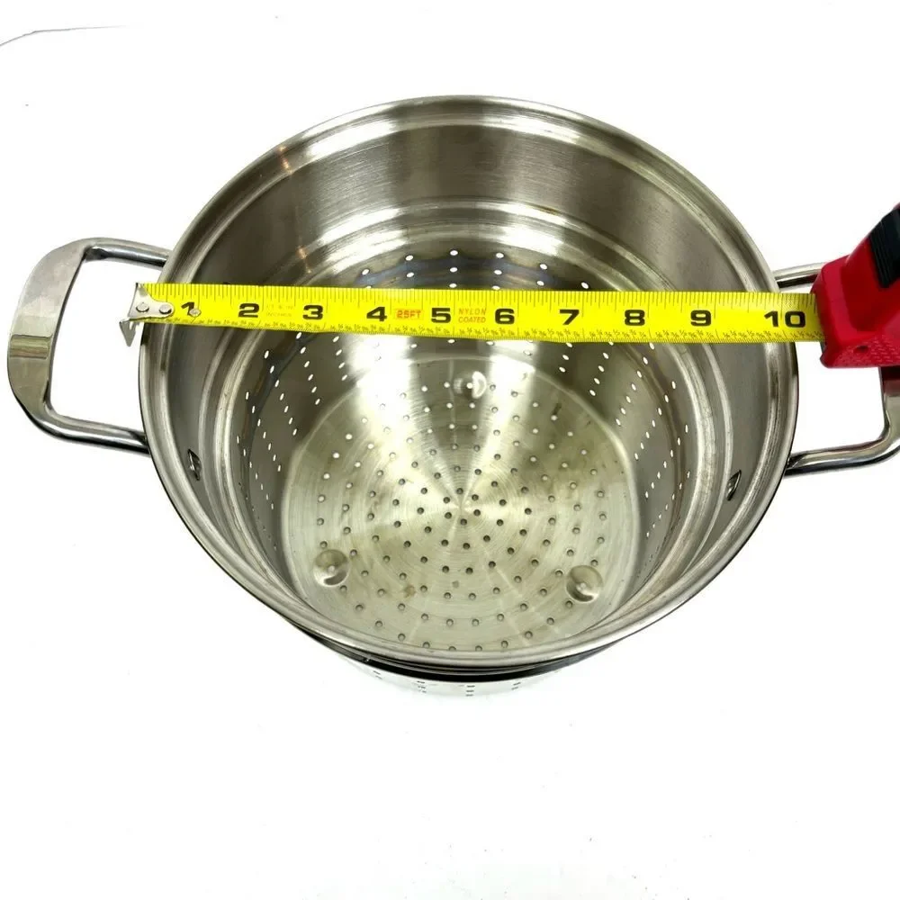 Heavy Duty Stainless Steel Pasta Vegetable Steamer/Colander
